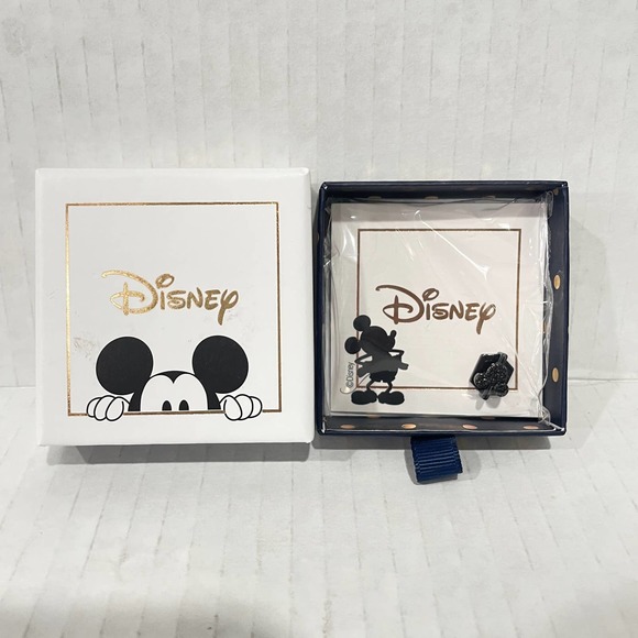 Disney Keep Collective charm collection black Mickey diamond encrusted N… - Picture 3 of 4